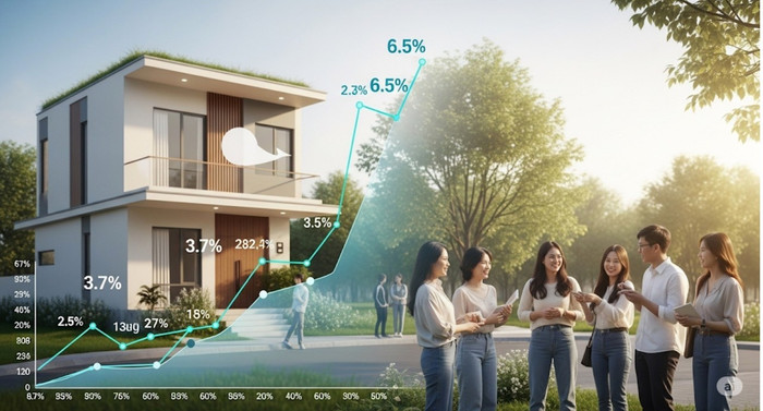 Lãi suất vay mua nhà tại ngân hàng nào thấp nhất tháng 7/2025?