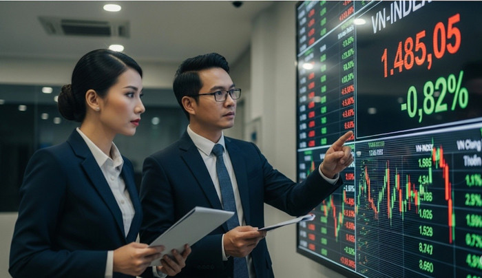VN-Index mất mốc 1.500 điểm, rung lắc mở đường cho nhịp test lại 1.455–1.475 điểm