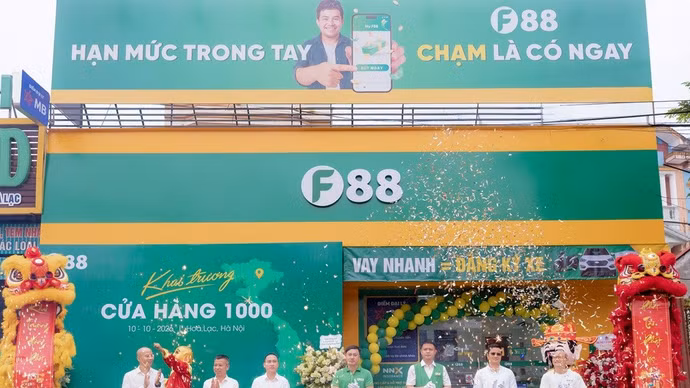 Lợi nhuận F88 tăng 80% sau 9 tháng, mở rộng mạng lưới chạm mốc 1.000 điểm