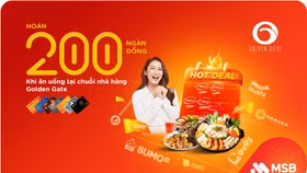 MSB ưu đãi lớn cho chủ thẻ tín dụng dịp cuối năm
