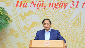 Thủ tướng Phạm Minh Chính điểm lại một số kết quả cụ thể đạt được và đúc kết một số bài học quan trọng - Ảnh: VGP.