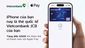 Vietcombank giới thiệu Apple Pay đến chủ thẻ quốc tế Vietcombank JCB