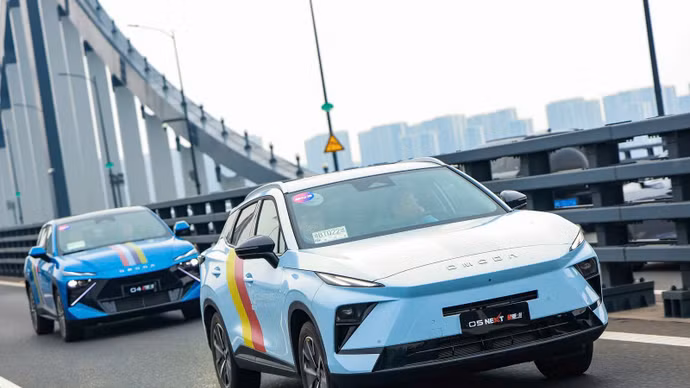Omoda & Jaecoo tổ chức hành trình Super Hybrid Marathon, Omoda Next 5 SHS-H đi hơn 1.000 km với một bình xăng 